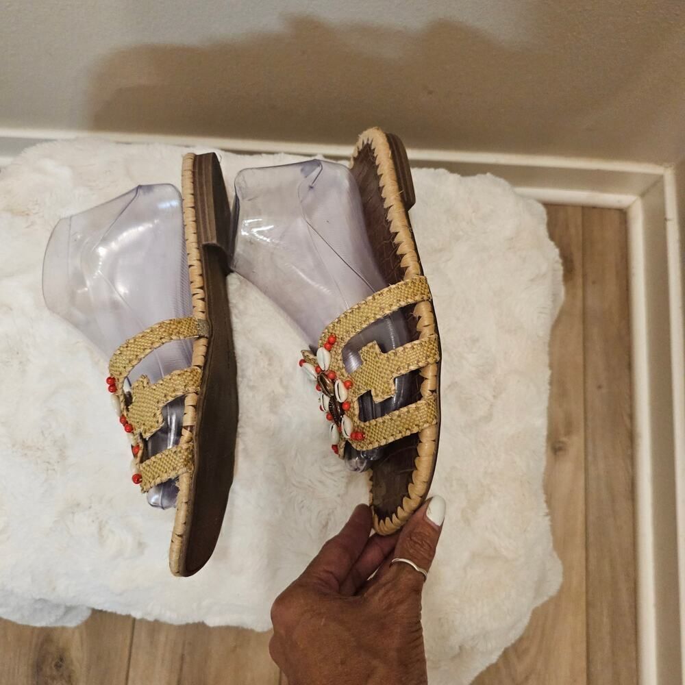 Sam Edelman Shell Slides Size 10 - image 3